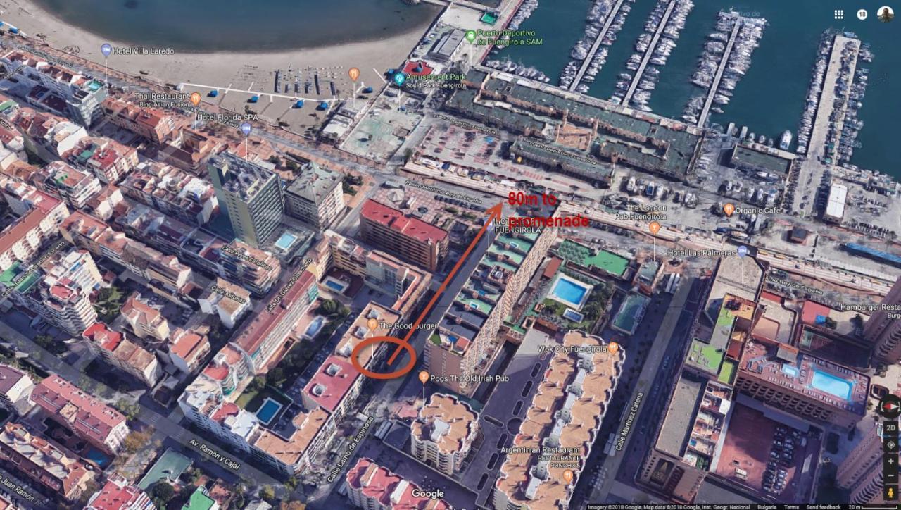 New Central 2Br Apartment 100M-To-Beach Free Parking Fuengirola Exterior photo